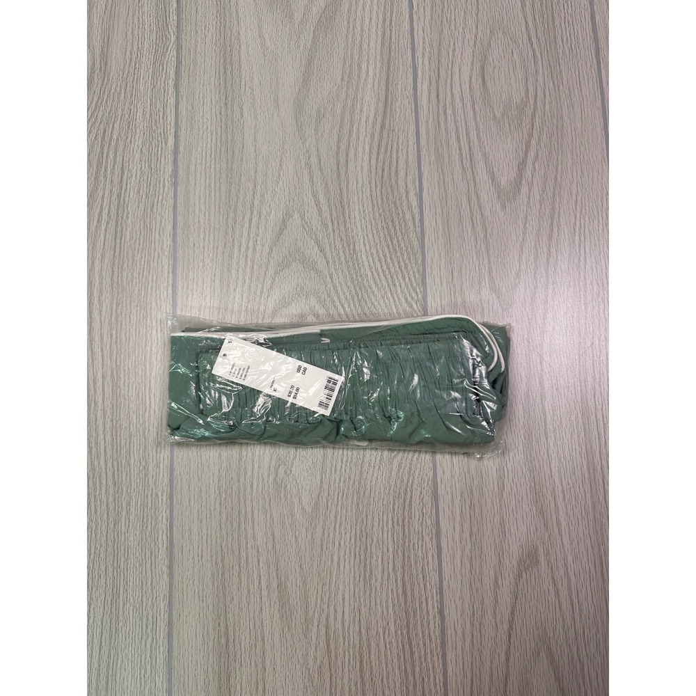 BDG Urban Outfitters Boxing Shorts Green White Piping XL NWT - Picture 5 of 5